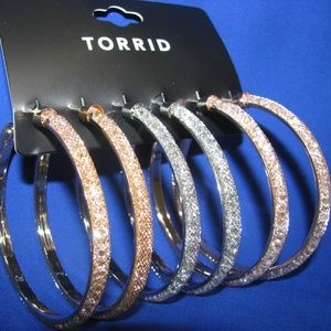 Torrid Mesh Hoop Earrings